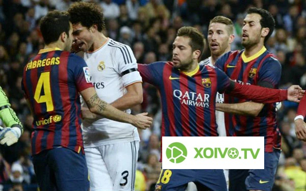 Xoivotv Biz - Căng thẳng giữa Real Madrid và Barcelona